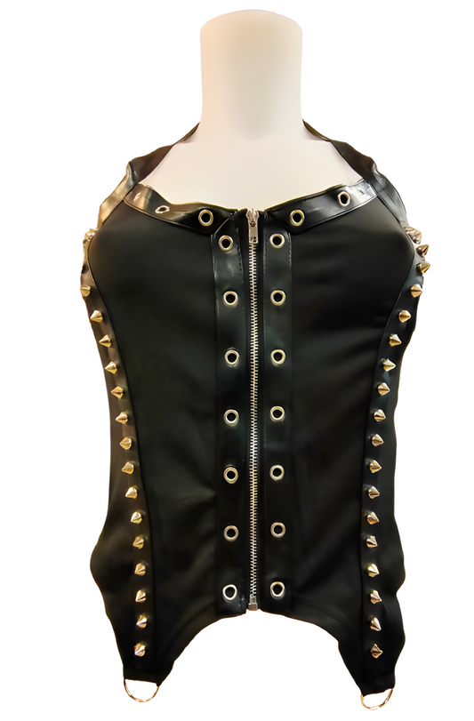 Top Moon Attic pour femme style gothique / métal MA-24066