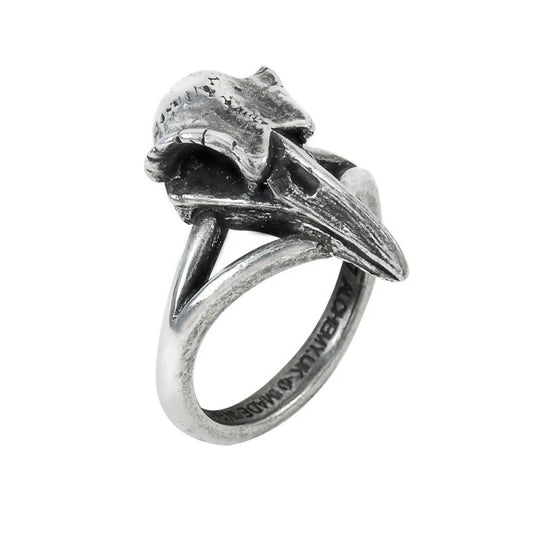 Bague Alchemy crâne de corbeau R220