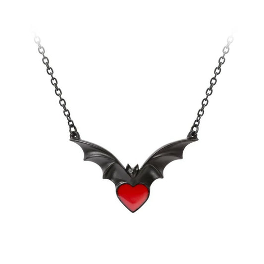 Collier Alchemy chauves-souris & coeur P920