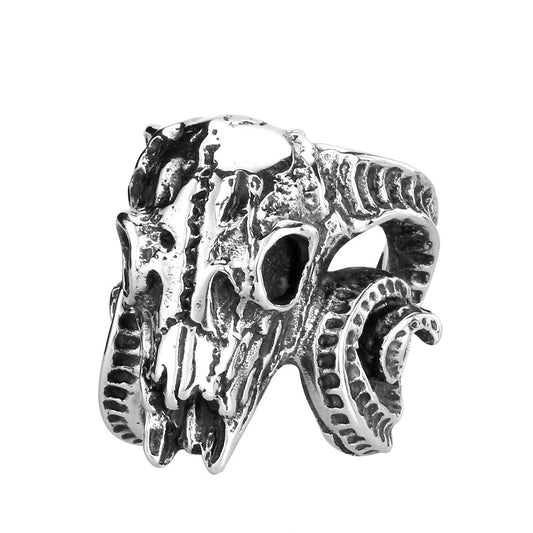 Bague Moon Attic crâne de bélier MA-BR042