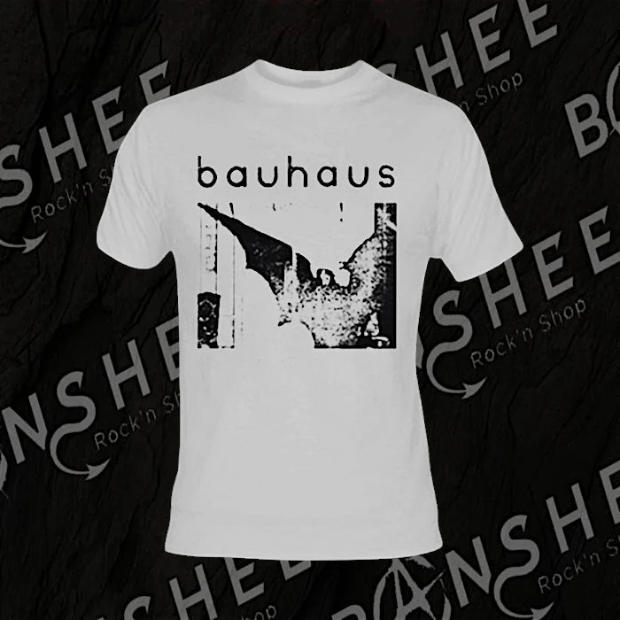 T-shirt Bauhaus Bela Lugosi’s Dead gris avec visuel noir