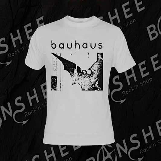 T-shirt Bauhaus Bela Lugosi’s Dead gris avec visuel noir