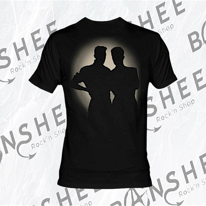 T-shirt DAF Silhouettes noir avec imprimés verso