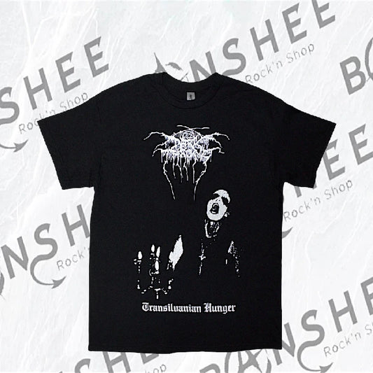 T-shirt officiel Darkthrone Transilvanian Hunger noir avec impression recto
