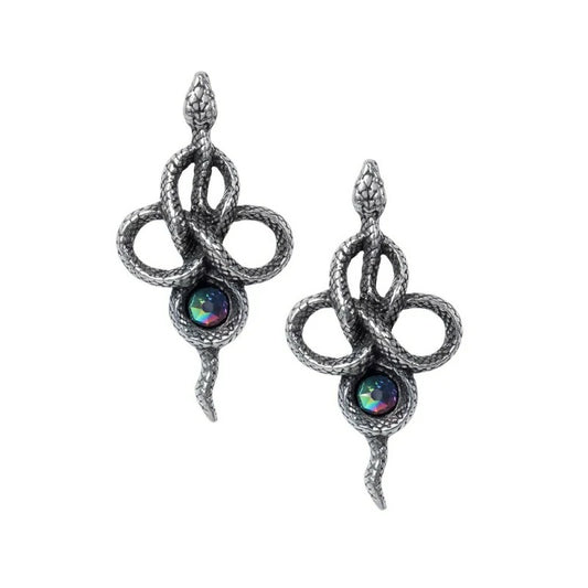 Boucle d'oreille Alchemy serpent Wiccan E441