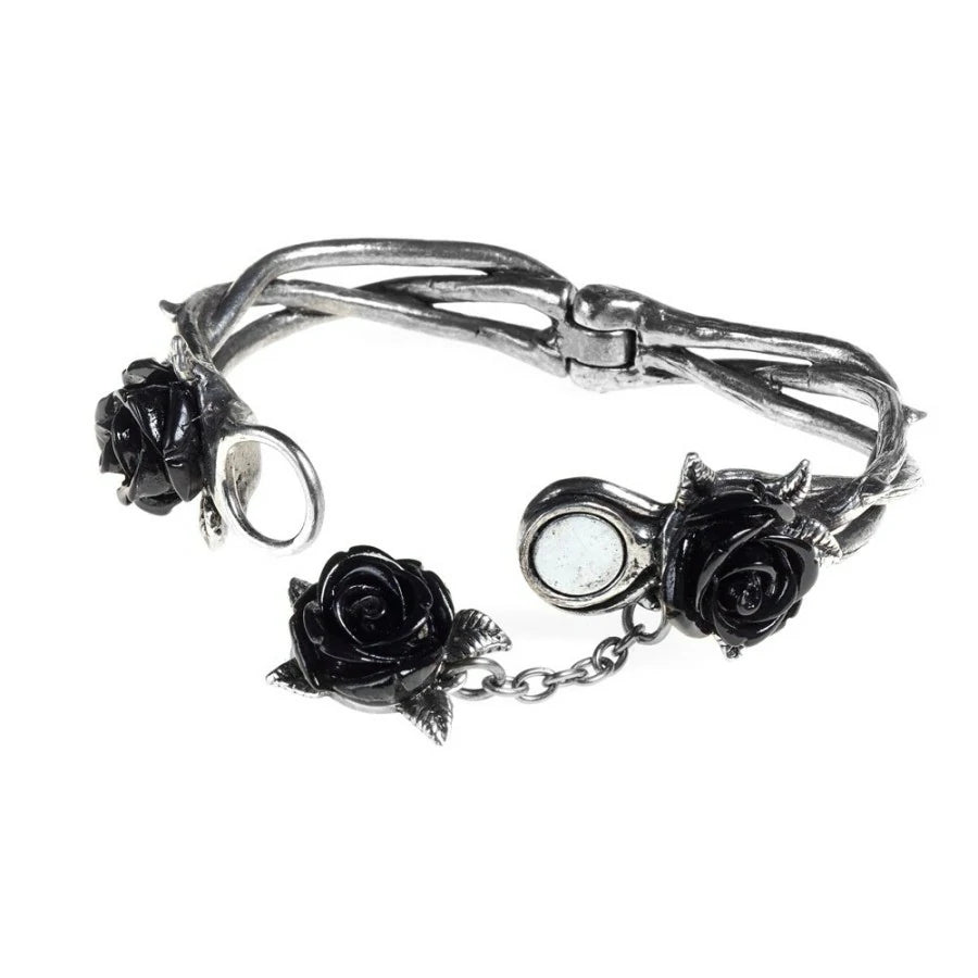 Bracelet Alchemy tiges nouées de roses noires A125