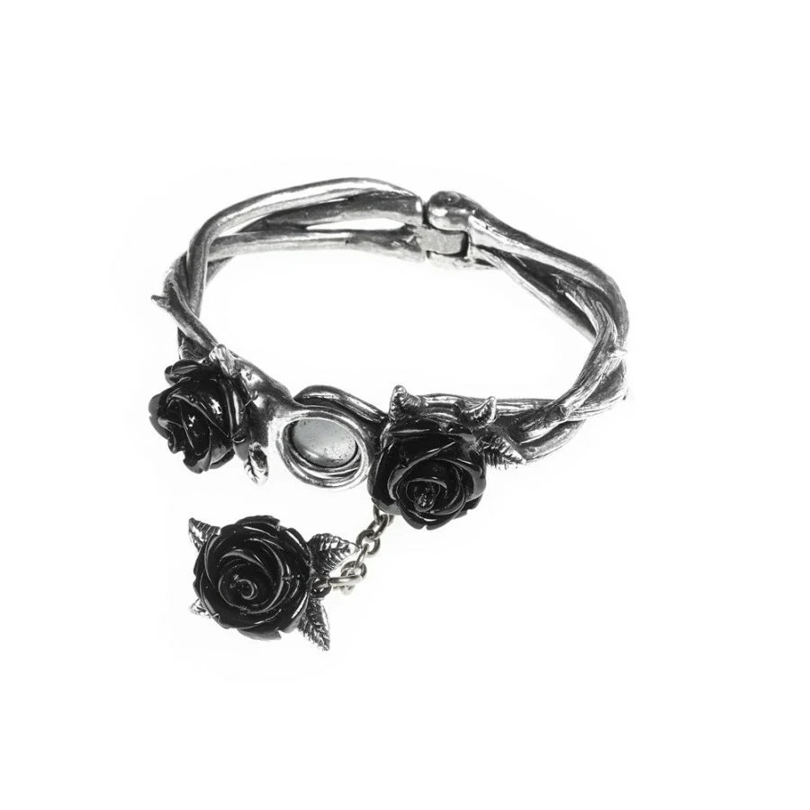 Bracelet Alchemy tiges nouées de roses noires A125
